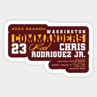 Rodriguez Jr. - Commanders - 2023 Sticker